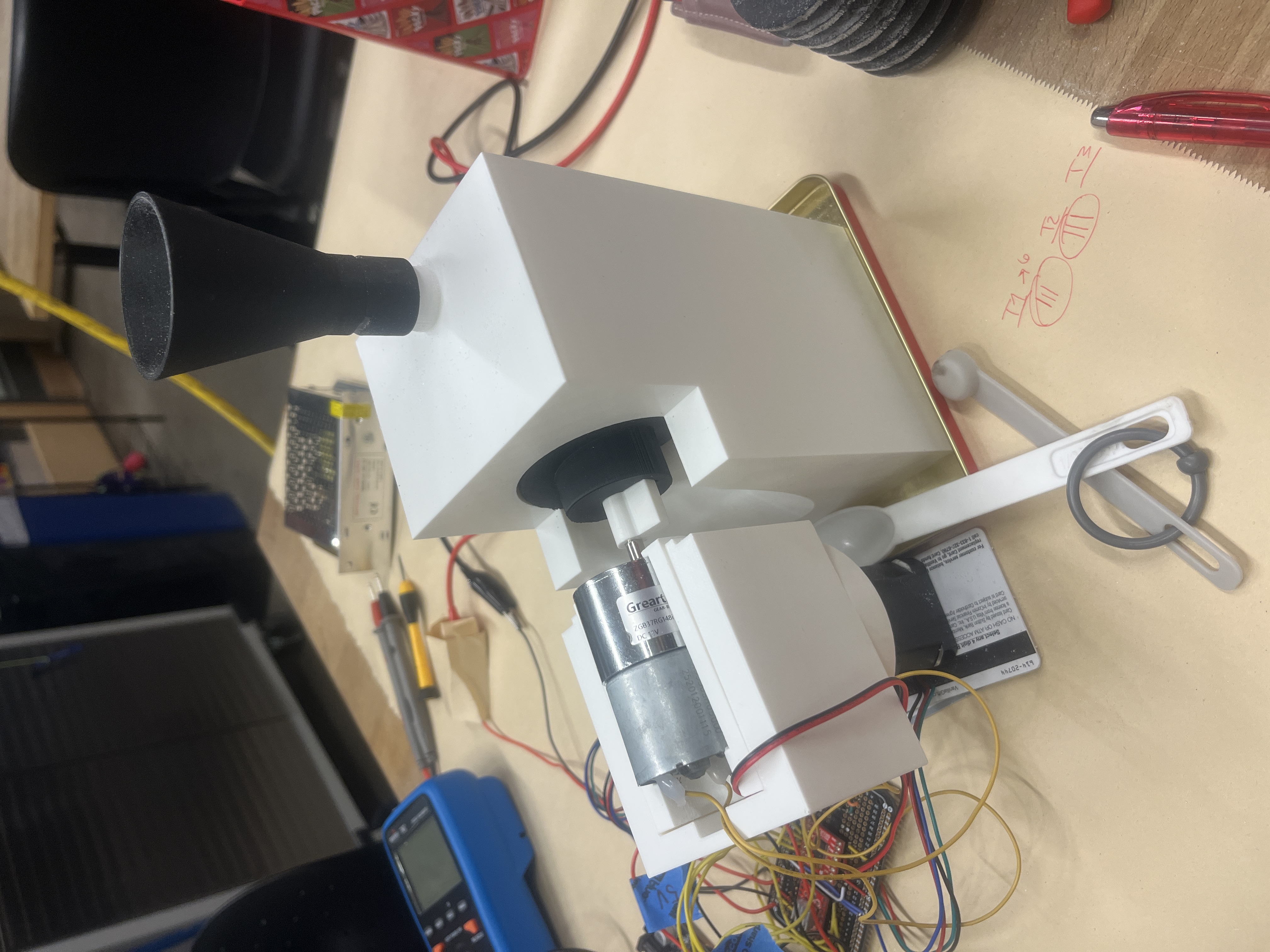 Auger testing setup